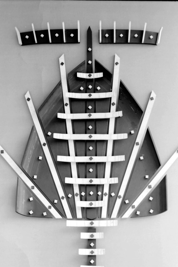 'Justice' wall sculpture by Jonah Jones at Mold Law Courts