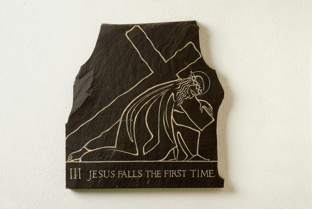 3rd Station of the Cross at Ratcliffe College by Jonah Jones