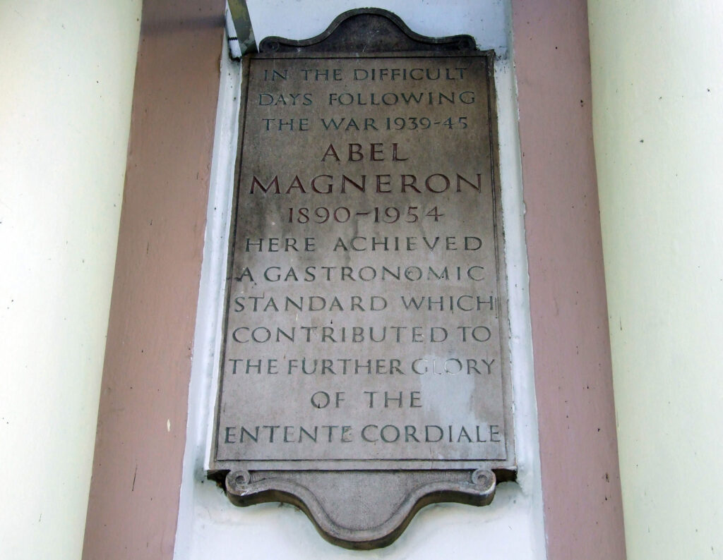 Abel Magneron plaque, Jonah Jones, Windsor Hotel, Cardiff Bay