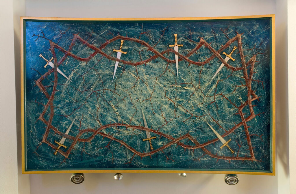 Jonah Jones: baldacchino, Emery Chapel, Ratcliffe College