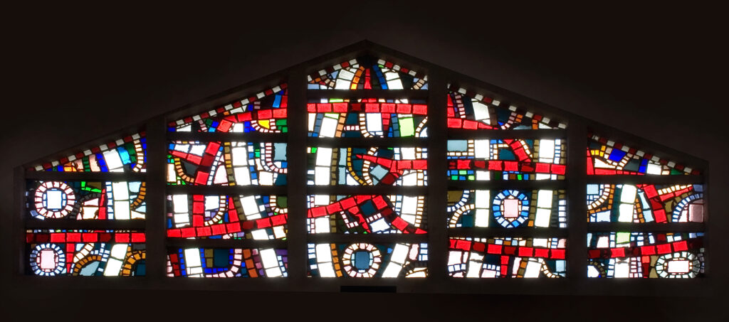 Jonah Jones dalle de verre window, Rugby (destroyed)