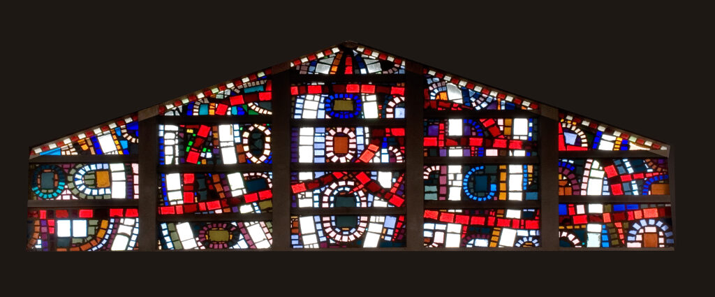 Jonah Jones dalle de verre window, Rugby (destroyed)