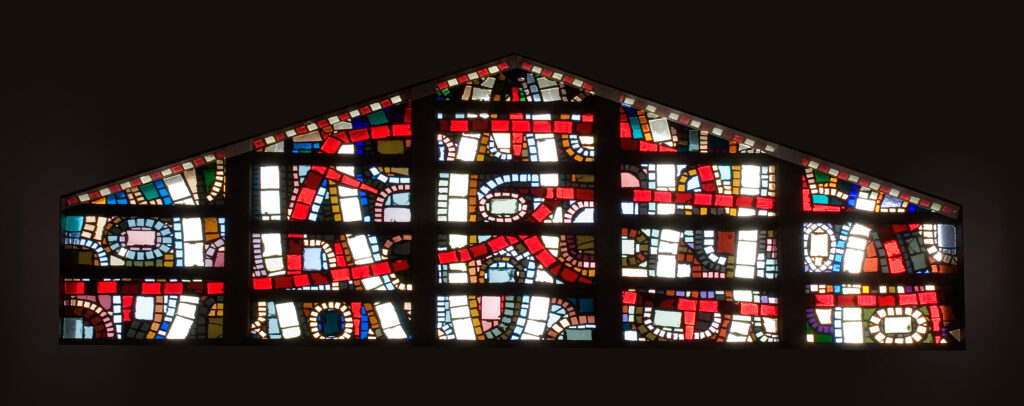 Jonah Jones dalle de verre window, Rugby (destroyed)