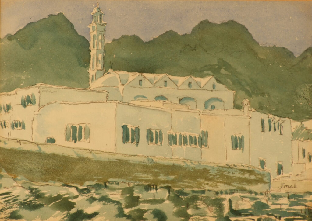Jonah Jones watercolour of Kyrenia