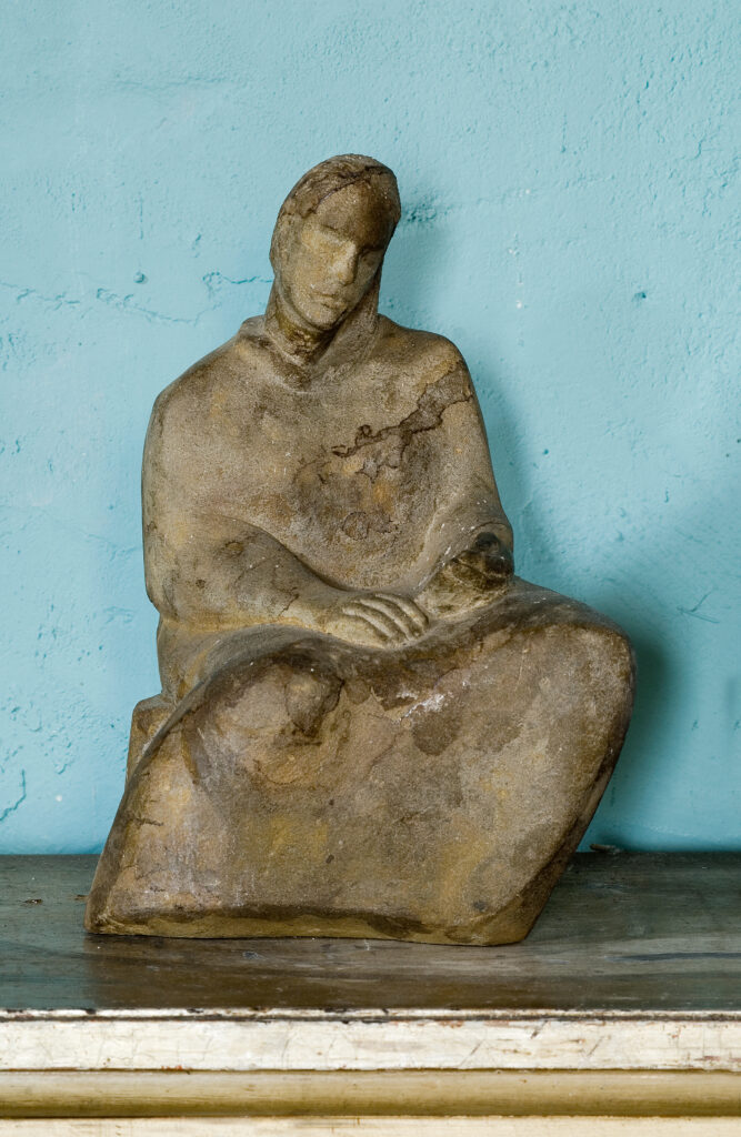 'Seated Woman' sculpture by Jonah Jones