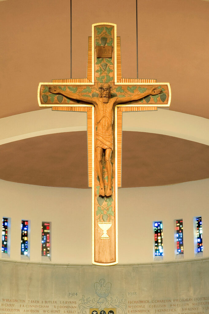 Jonah Jones: Ratcliffe College chapel rood cross