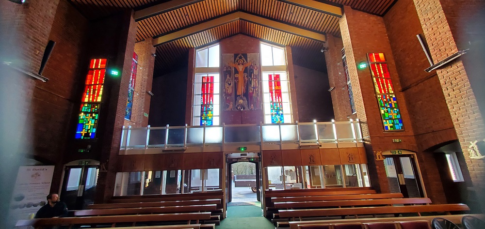 St David's Mold, view of rear windows