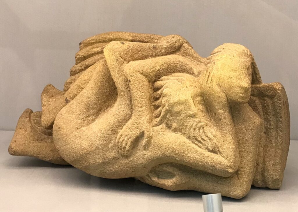 'Jacob and the Angel' sculpture by Jonah Jones