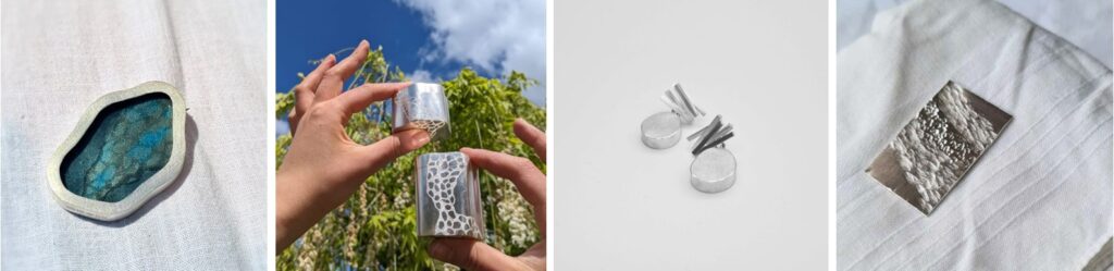 Work by jeweller/craftsperson Beca Fflur