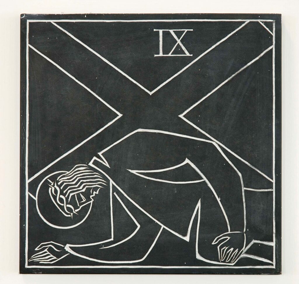 9th Station of the Cross at Pwllheli by Jonah Jones