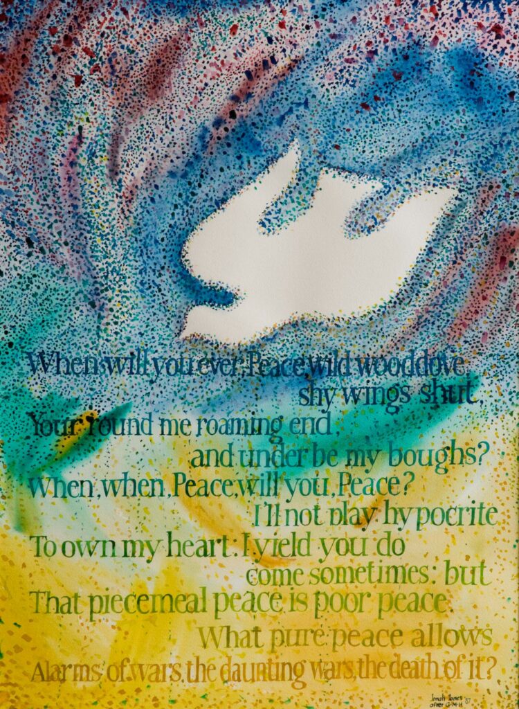 After Gerald Manley Hopkins- Jonah Jones watercolour