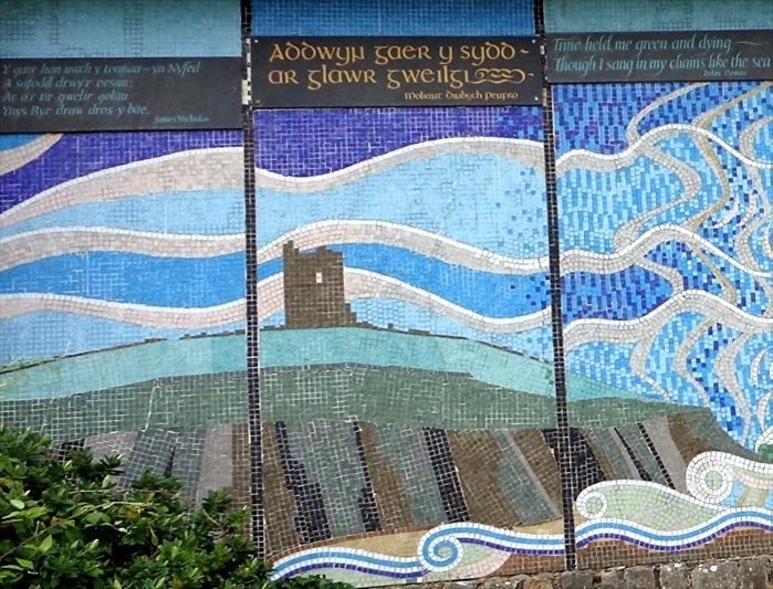 Jona Jones:  Tenby Museum mural - detail