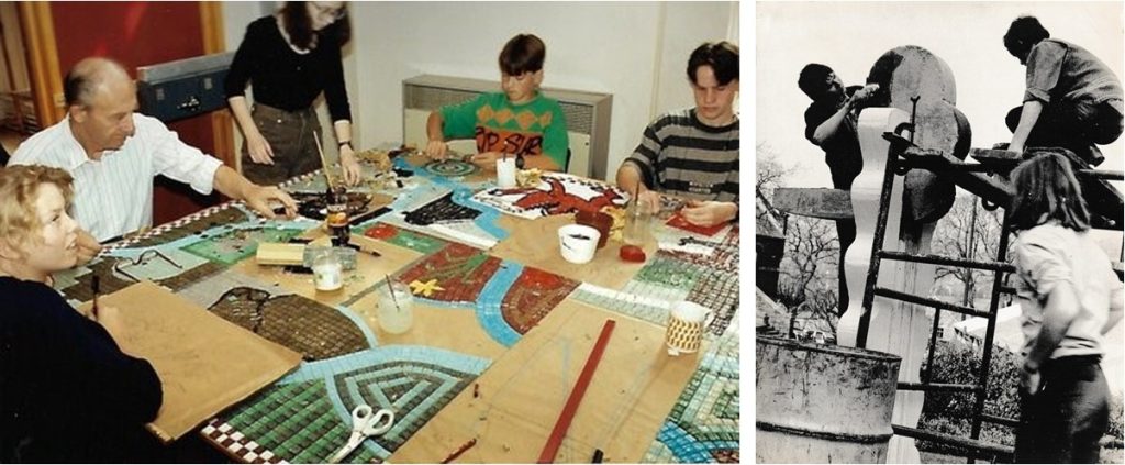 Jonah Jones working with young people