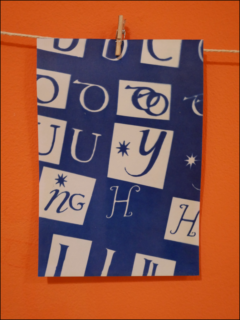 Ffion Pritchard cyanotype process: 11