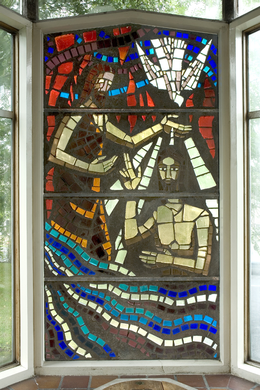 Jonah Jones dalle de verre at St Joseph, Denbigh