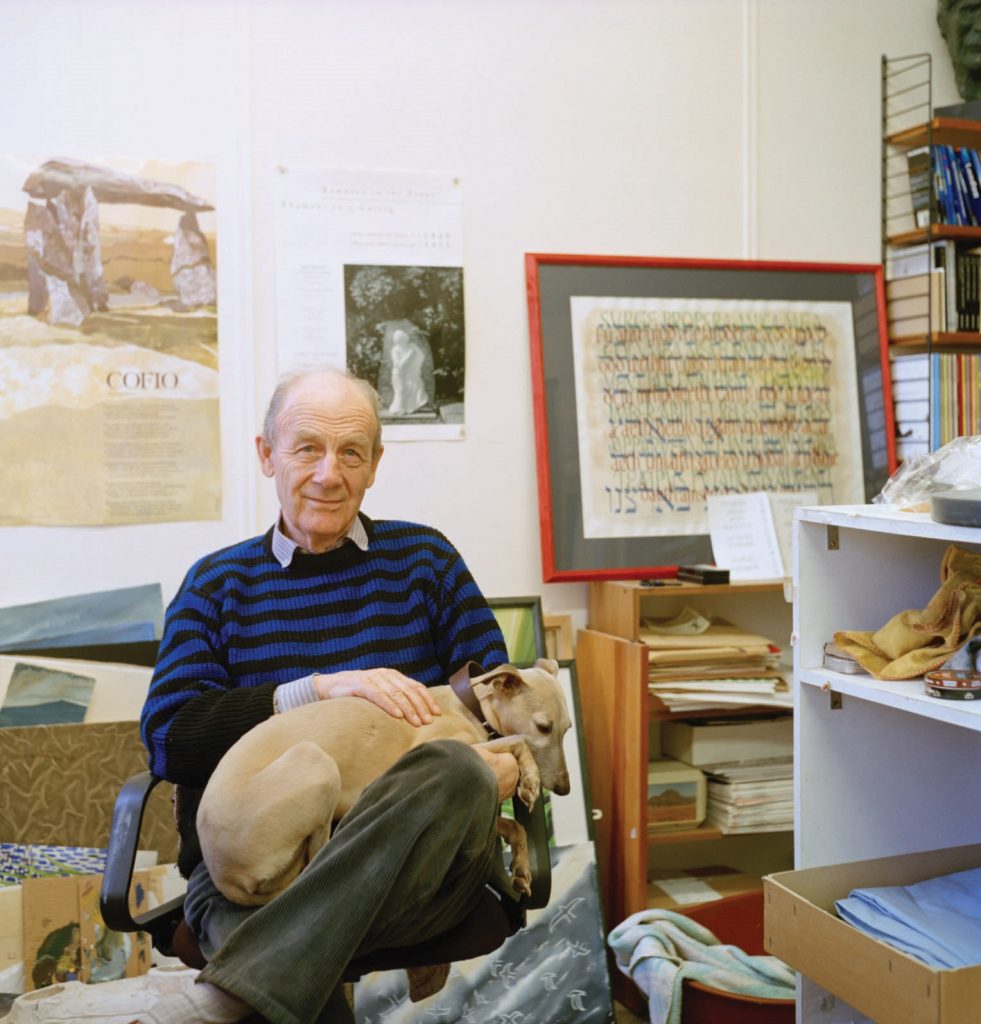Jonah Jones in shared Cartwn Cymru studio Llandaff 1997
